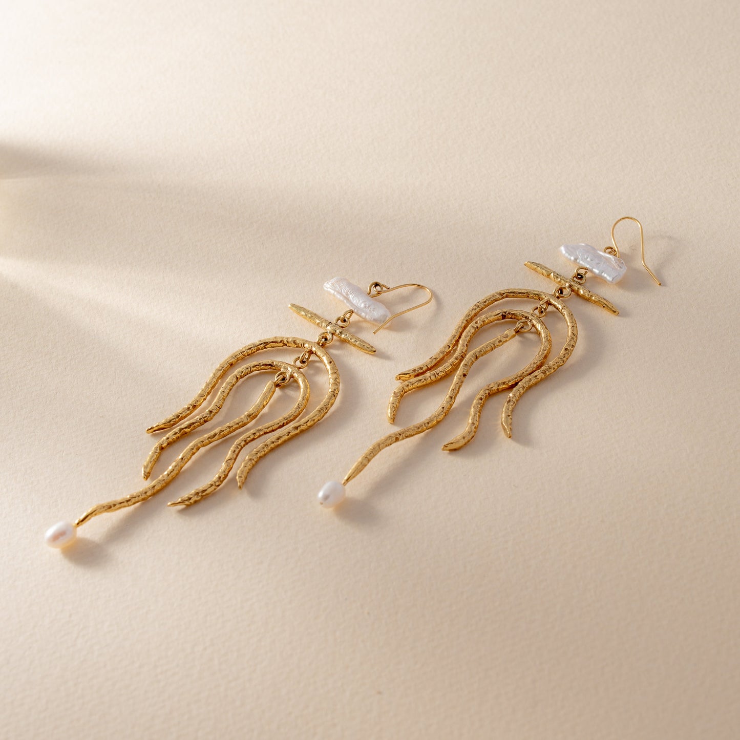 Jata Earrings with Pearl