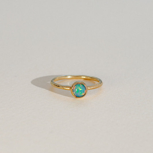 Lunafea Ring with Opal