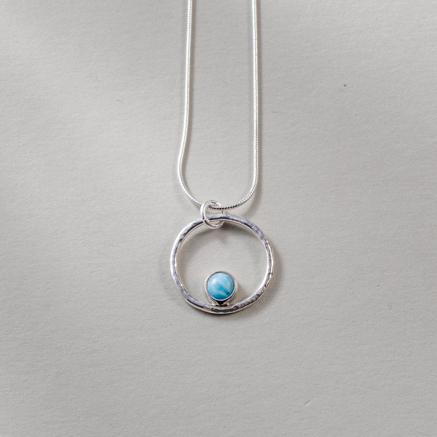 Lunafea Necklace with Larimar