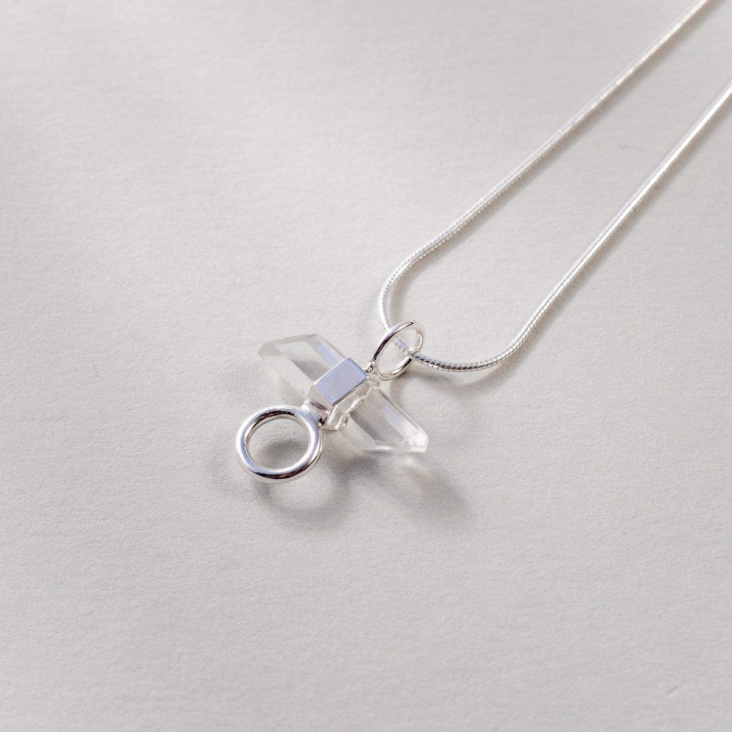 Reia Necklace with Clear Quartz