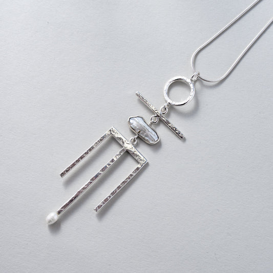 Hetaira Nyaklánc Igazgyönggyel