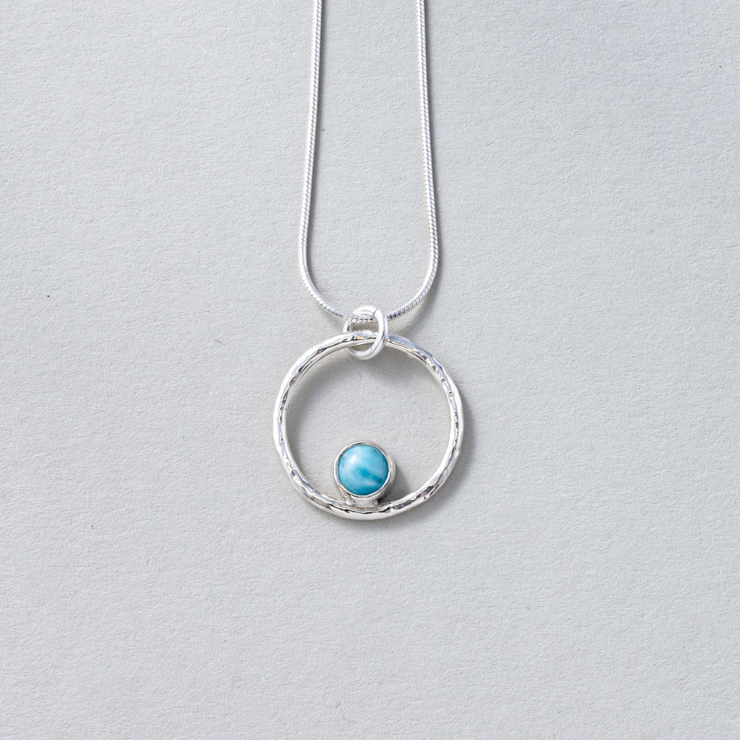Lunafea Necklace with Larimar