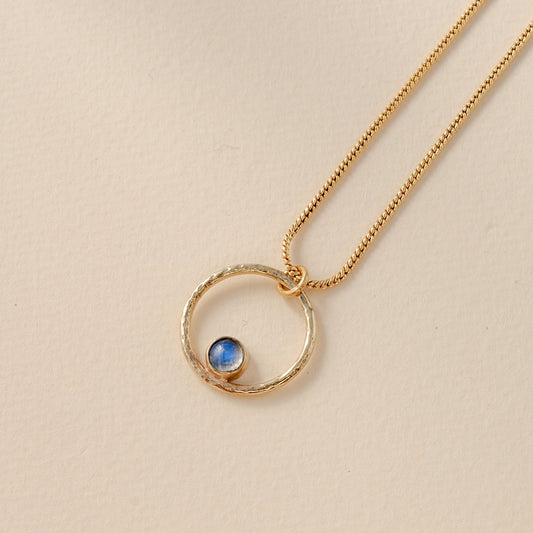 Lunafea Nyaklánc Szivárvány Holdkővel