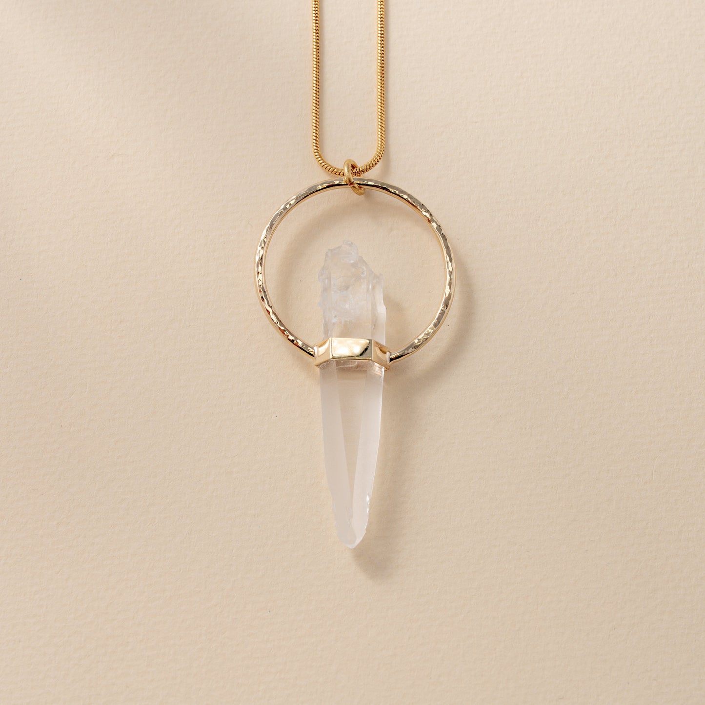 Citlali Necklace with Raw Laserquartz
