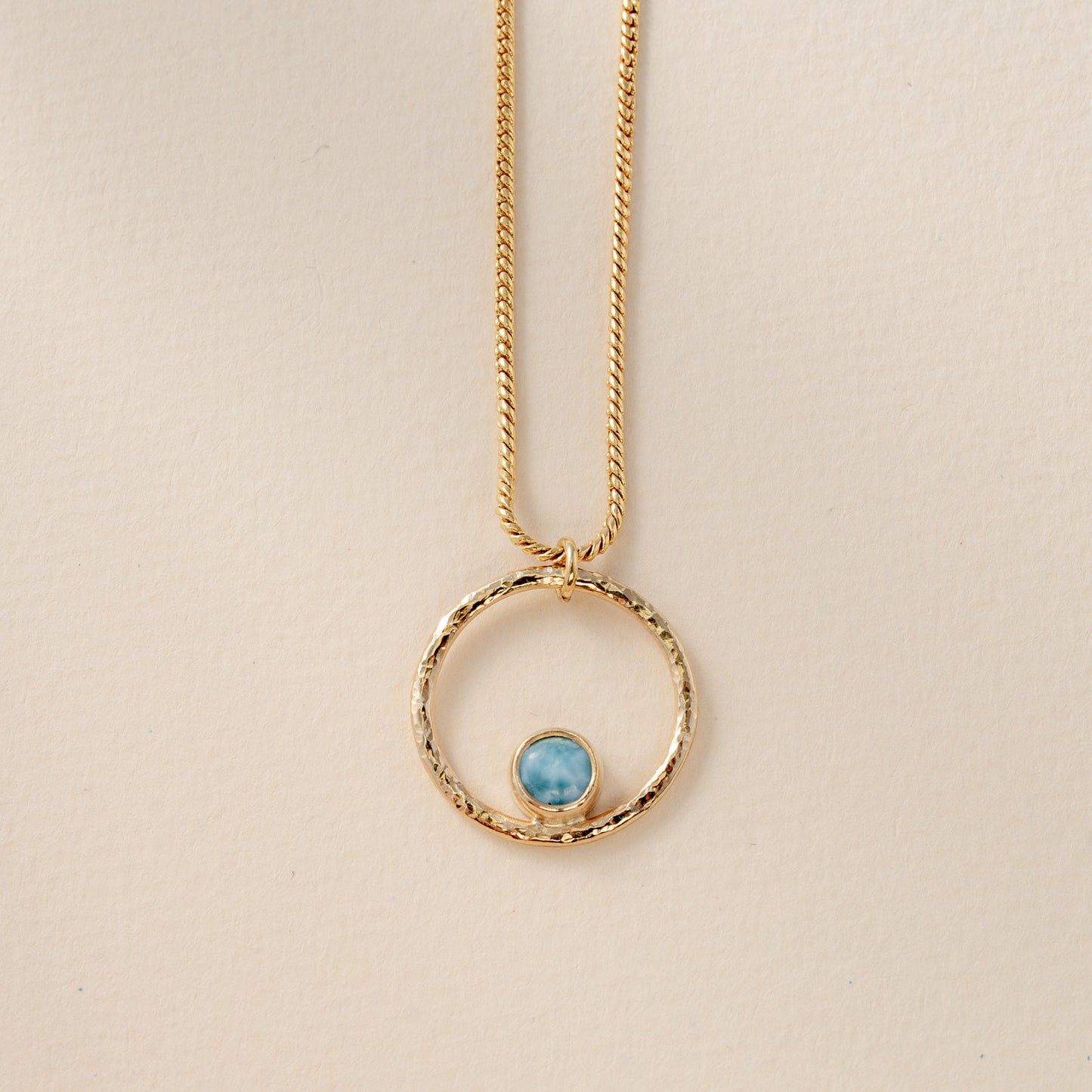 Lunafea Necklace with Larimar