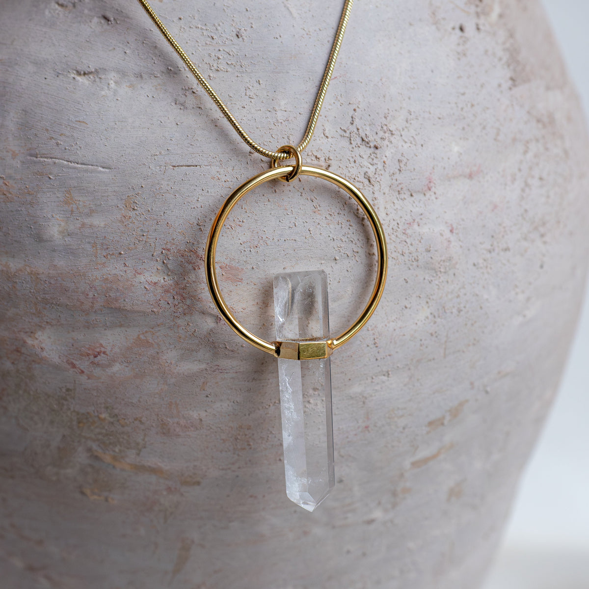 Citlali Necklace with Clear Quartz