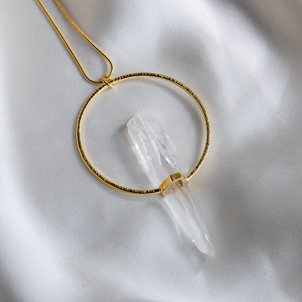 Citlali Necklace with Raw Laserquartz