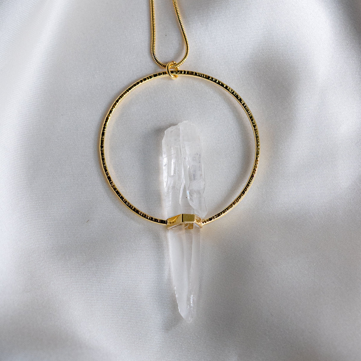Citlali Necklace with Raw Laserquartz
