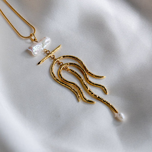 Jata Necklace with Pearl
