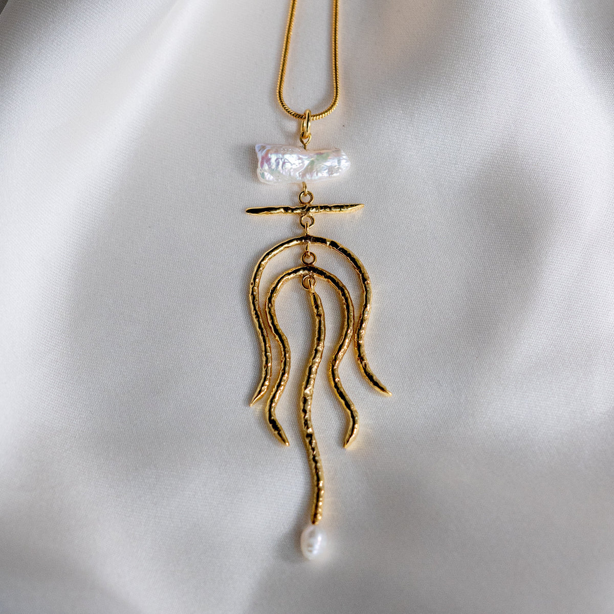Jata Necklace with Pearl